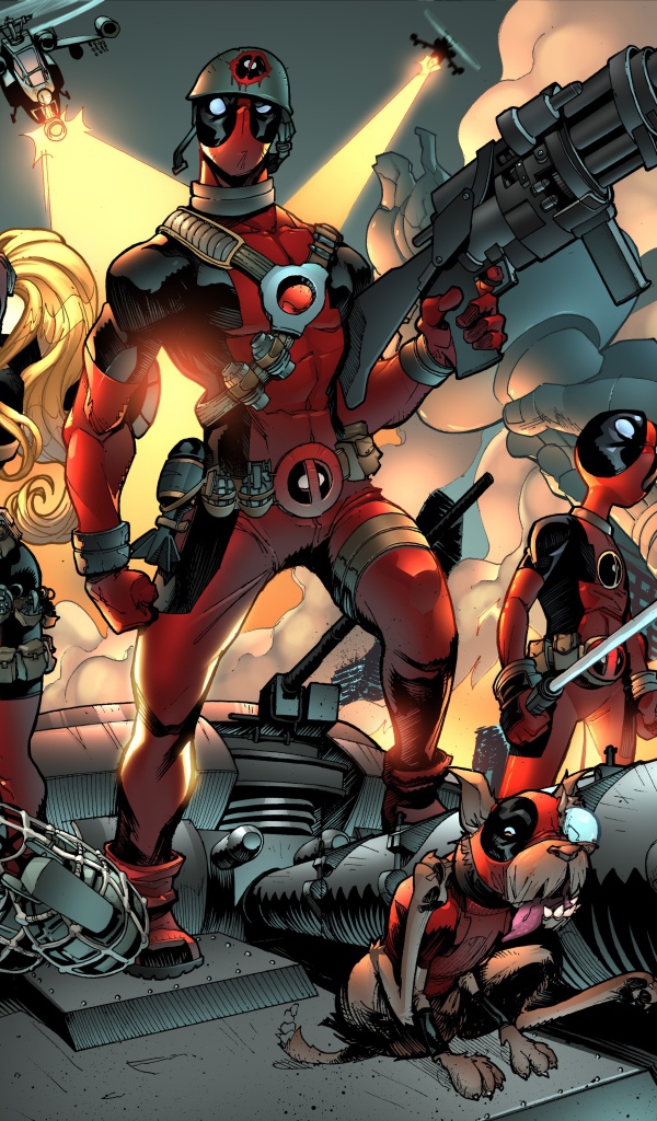 Супергерои из комикса Дэдпул