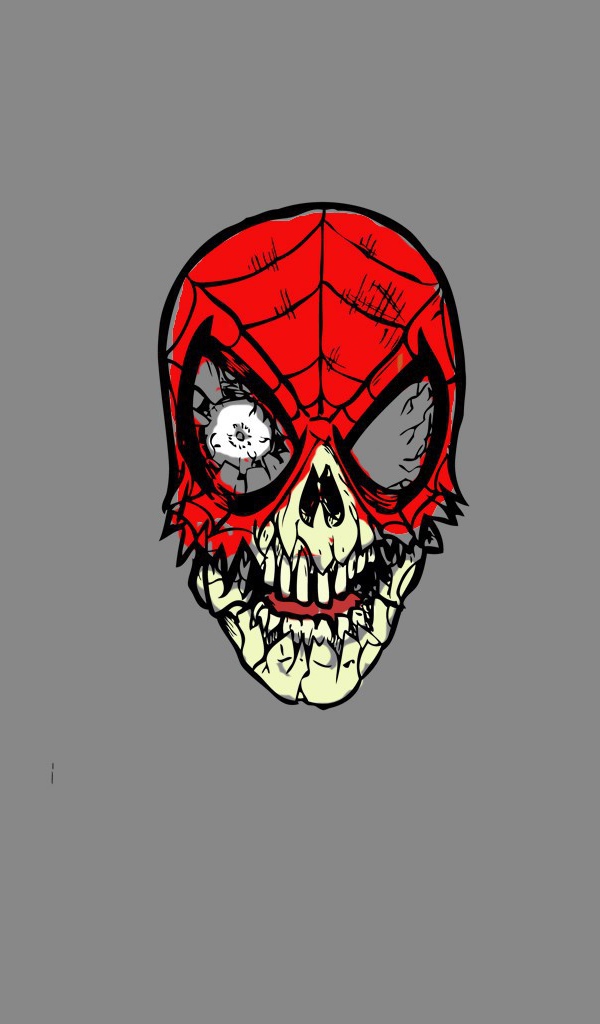 Супергерои зомби, серый фон