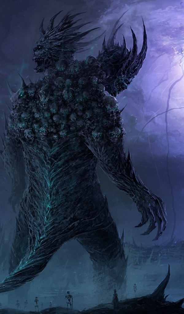 Хвостатый двуголовый монстр