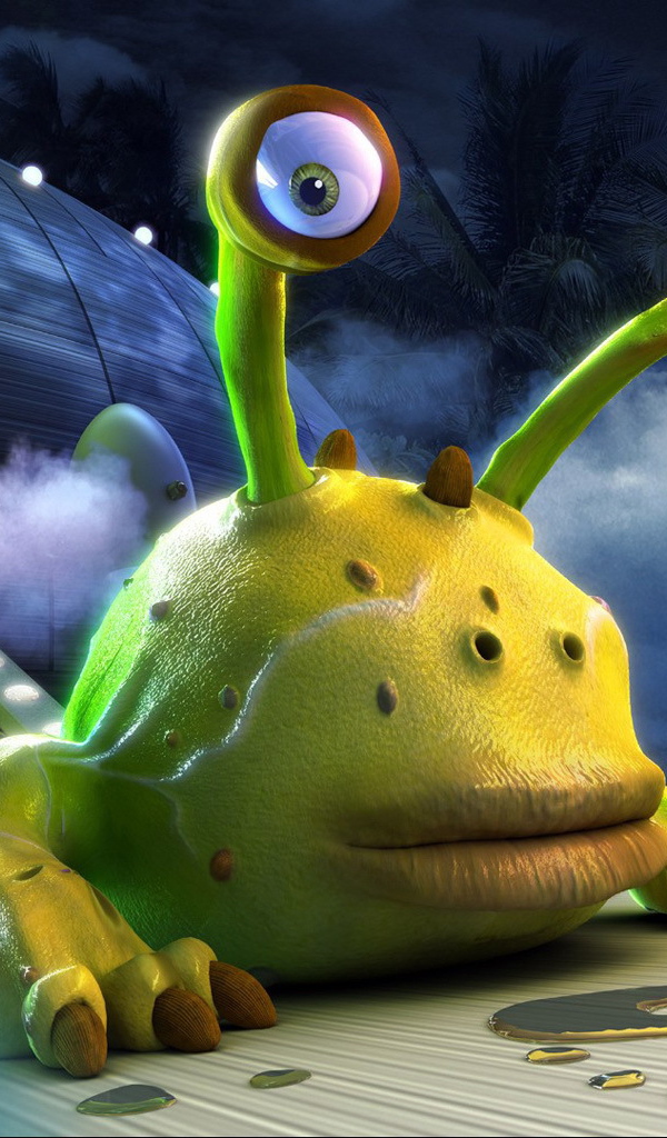 Инопланетянин вышел из корабля