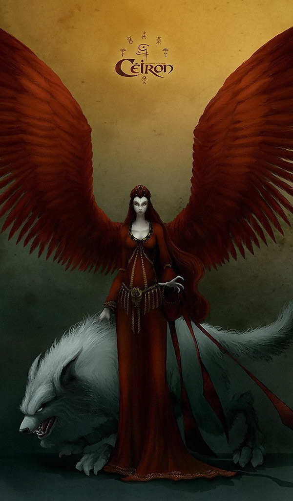 Ангел и белый волк