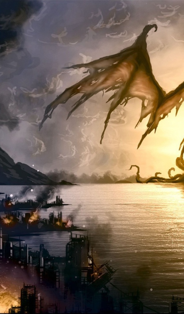 Ангел смерти разрушил прибрежный город