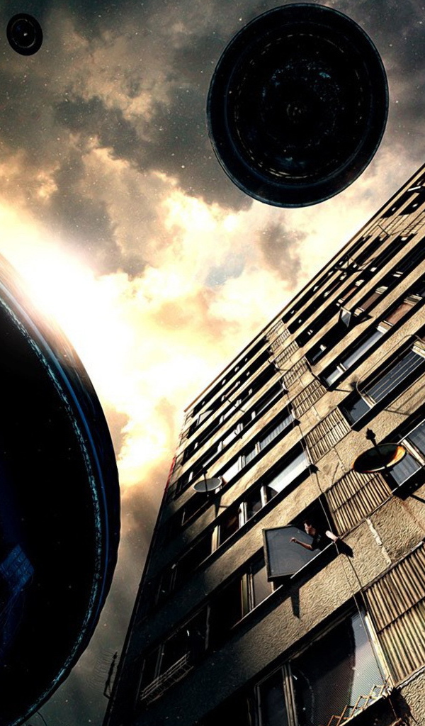 Прилет летающих тарелок