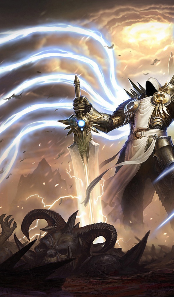 Демон с щупальцами из энергии