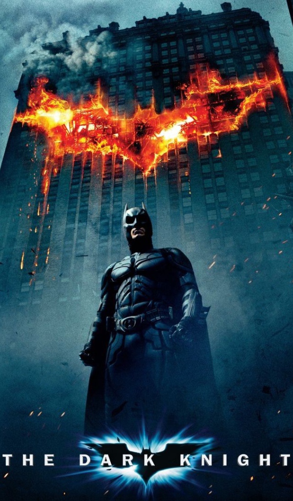 Пожар в форме летучей мыши Бетмана