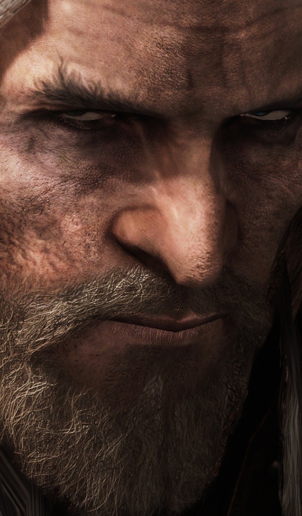 Седой маг с длинными волосами