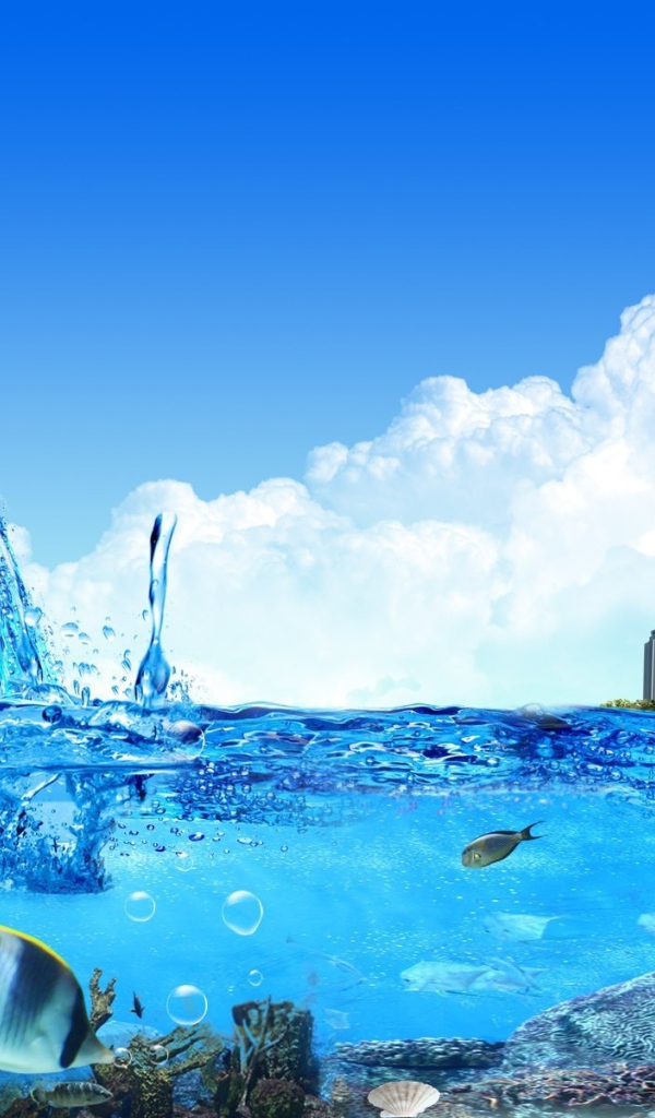 Море пополняется из чаши