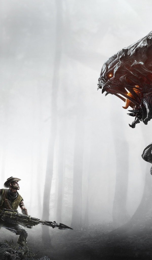 Солдаты храбро сражаются с монстром