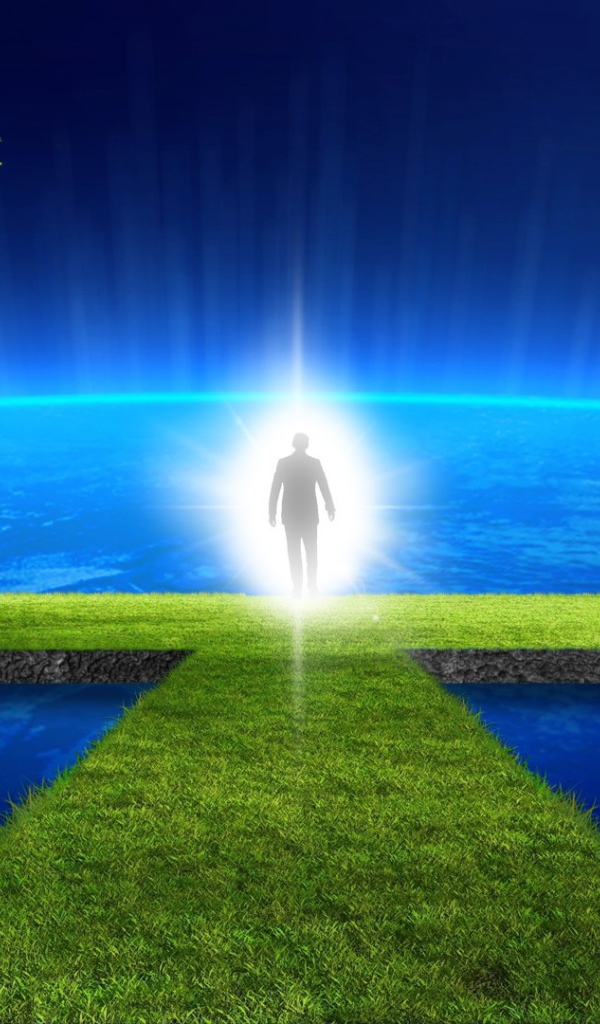 Душа человека на небесах