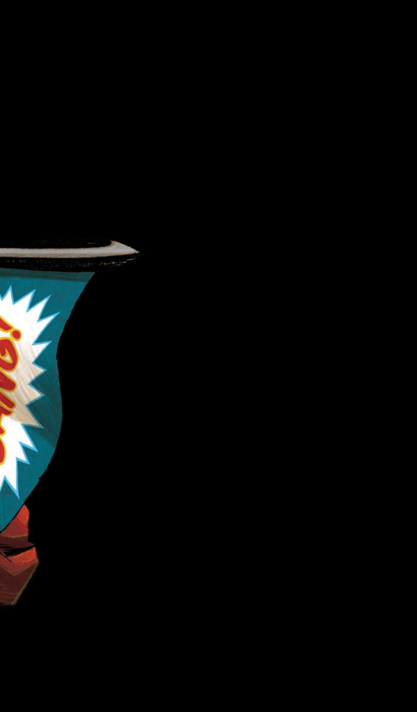 Игрушечный пистолет в руке Дэдпула