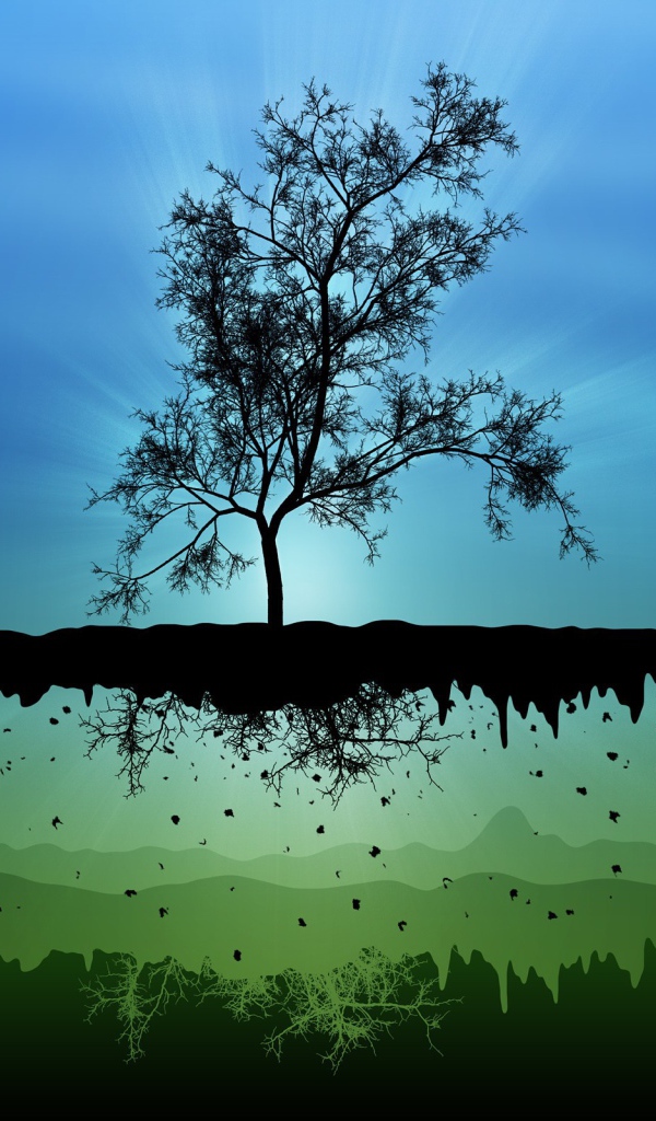 Дерево на парящем острове