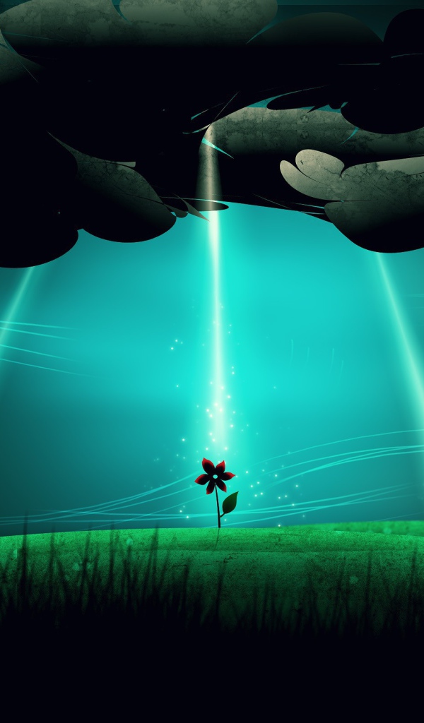 НЛО высаживает цветы на поле