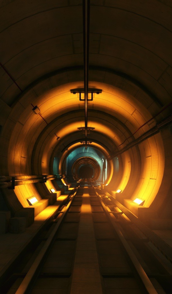 Подземный тоннель метро