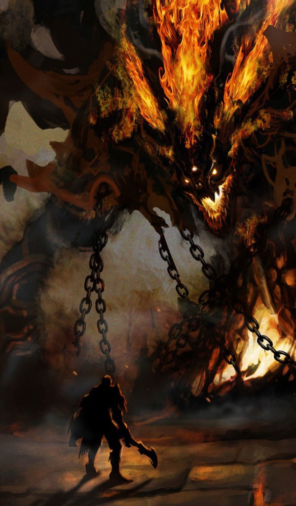 Неравная схватка с порождением демонов