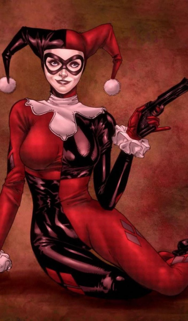 Злодейка из комиксов Харли Квинн