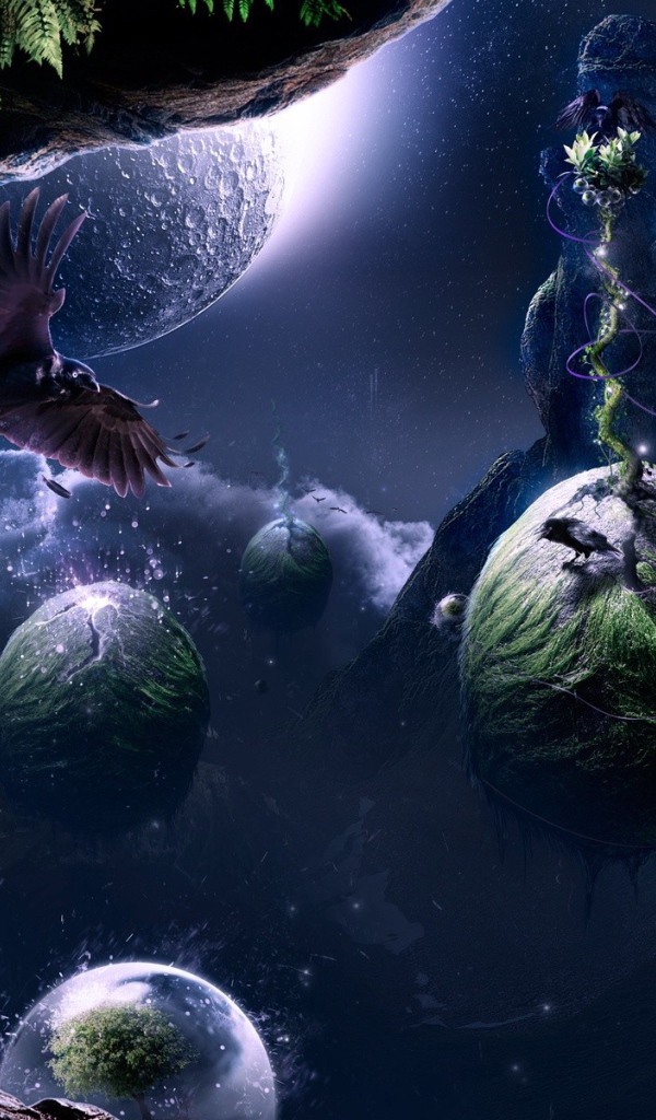 Мир летающих овальных камней