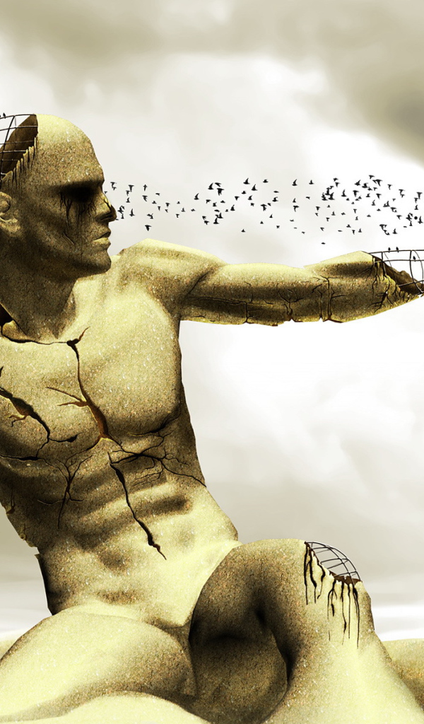 Песочный человек рассыпается