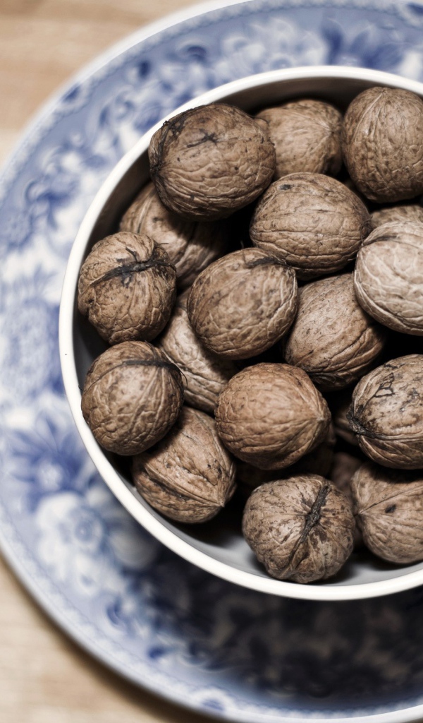 Чашка с грецкими орехами