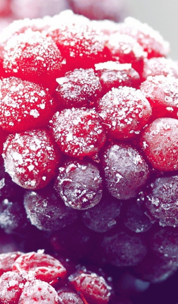 Иней на малине