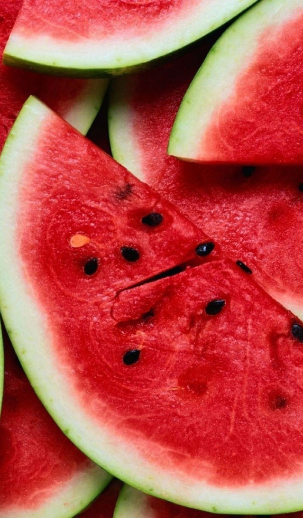 Ломтики спелого арбуза, фон