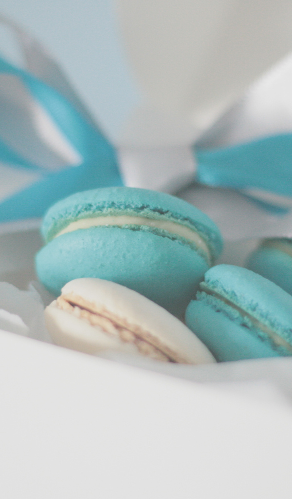 Голубой и белый зефир