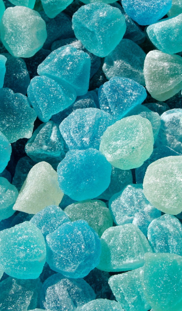 Мармеладные конфеты голубого цвета