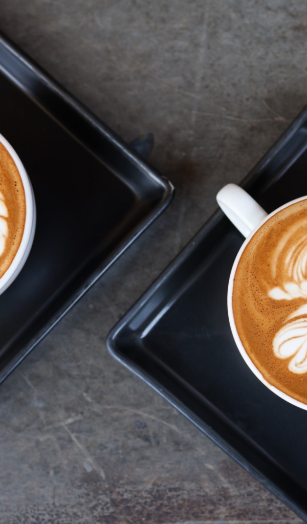 Рисунки на пенке кофе