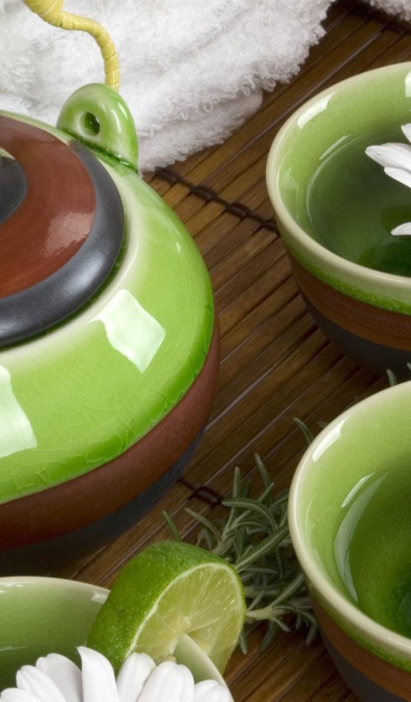 Зеленый чай с жасмином и лаймом