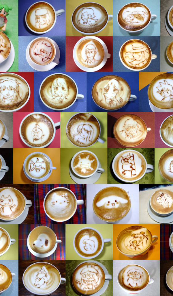 Рисунки на пенке