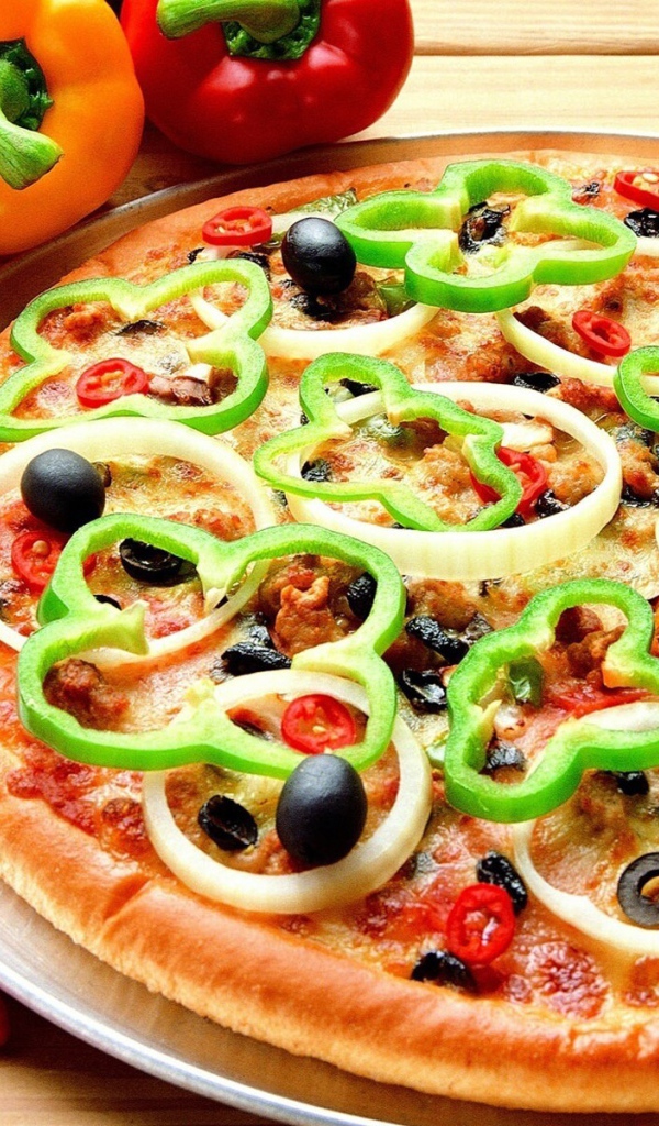 Пицца с болгарским перцем