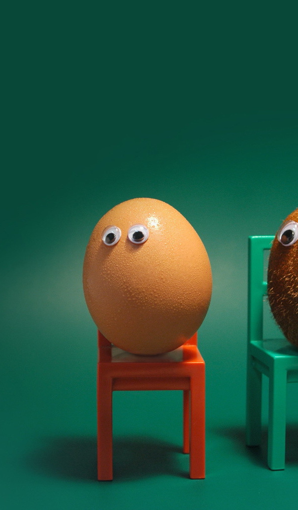 Яйца на табуретках