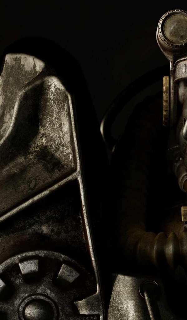 Мощная броня персонажа игры Fallout 4