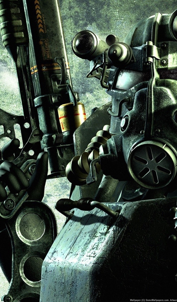 Солдат в экипировке в игре Fallout 3