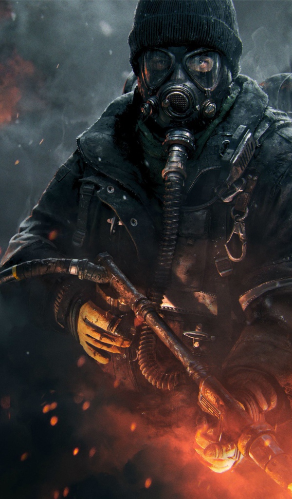 Солдат с огнеметом в игре Tom Clancy's The Division