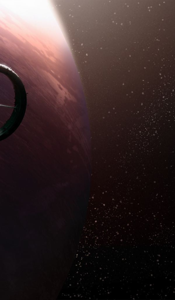 Космическая станция в игре Elite Dangerous