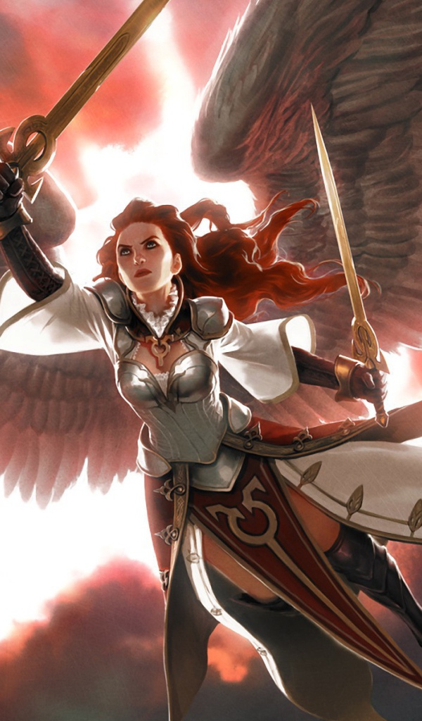 Ангел воин из игры Magic The Gathering
