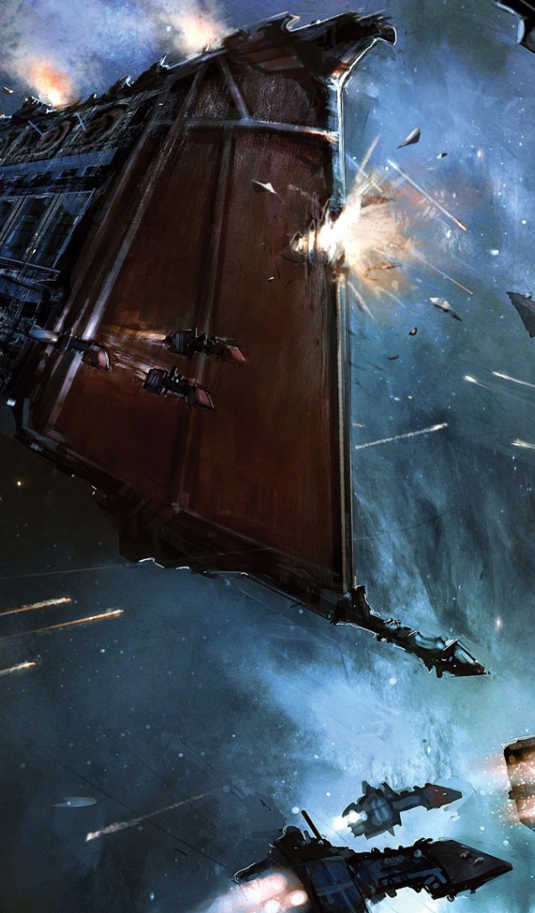 Сражение космических кораблей в игре