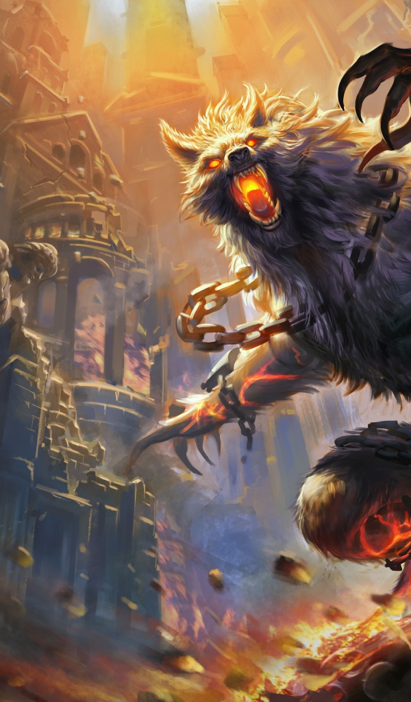 Зверь Фенрир в игре Smite