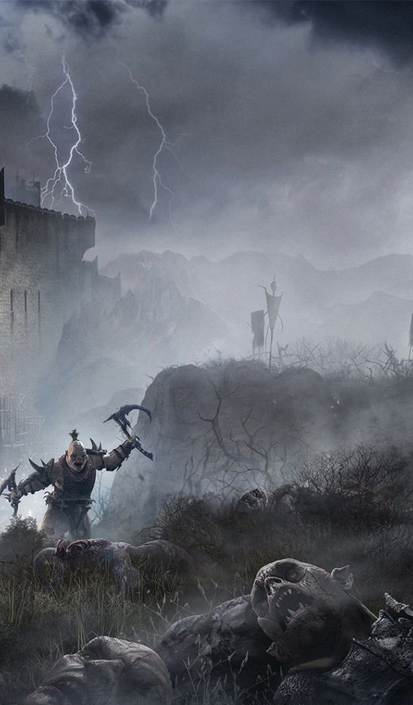 Перед боем с орками, игра Middle-earth Shadow of Mordor