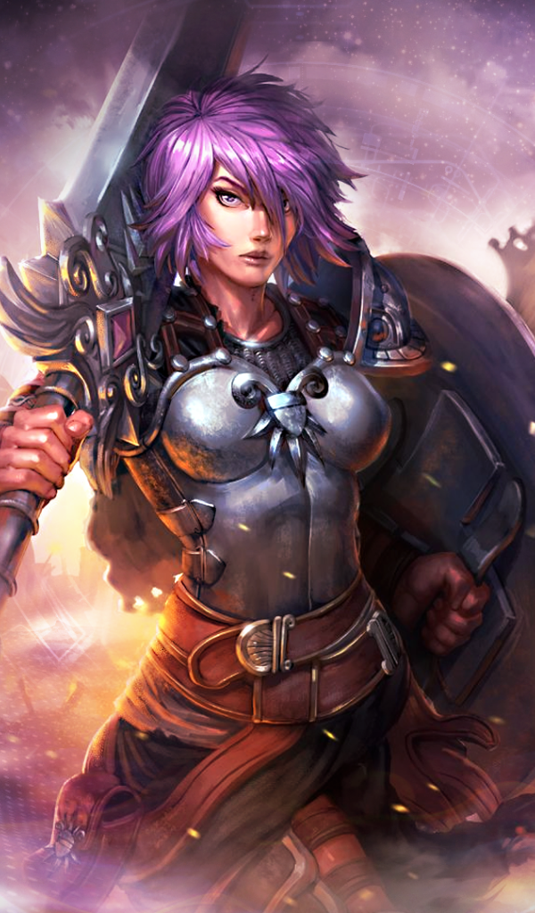 Беллона с мечом в игре Smite