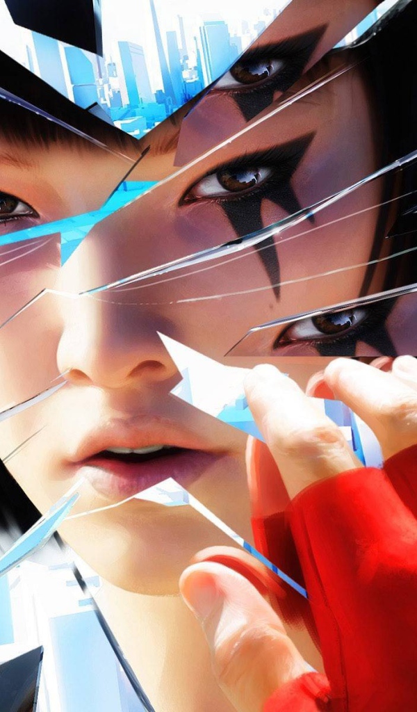 Разбитое зеркало в игре Mirror's Edge