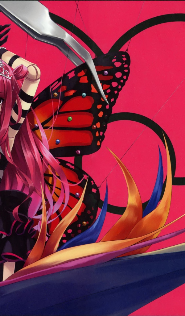 Девушка бабочка из музыкальной игры Beatmania