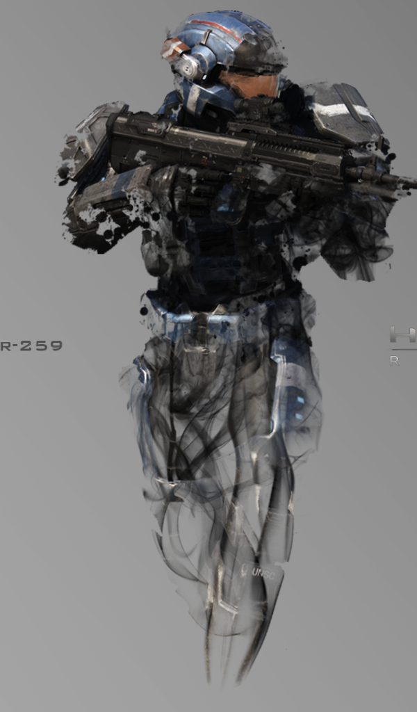 Воин Картер 259 из игры Хало