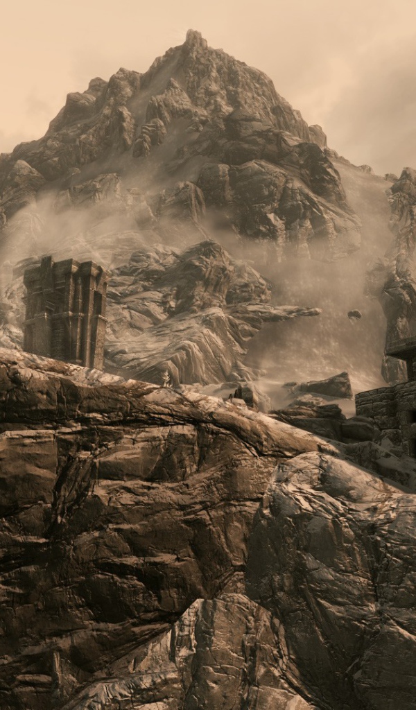 Замок в горах, игра The Elder Scrolls V Skyrim