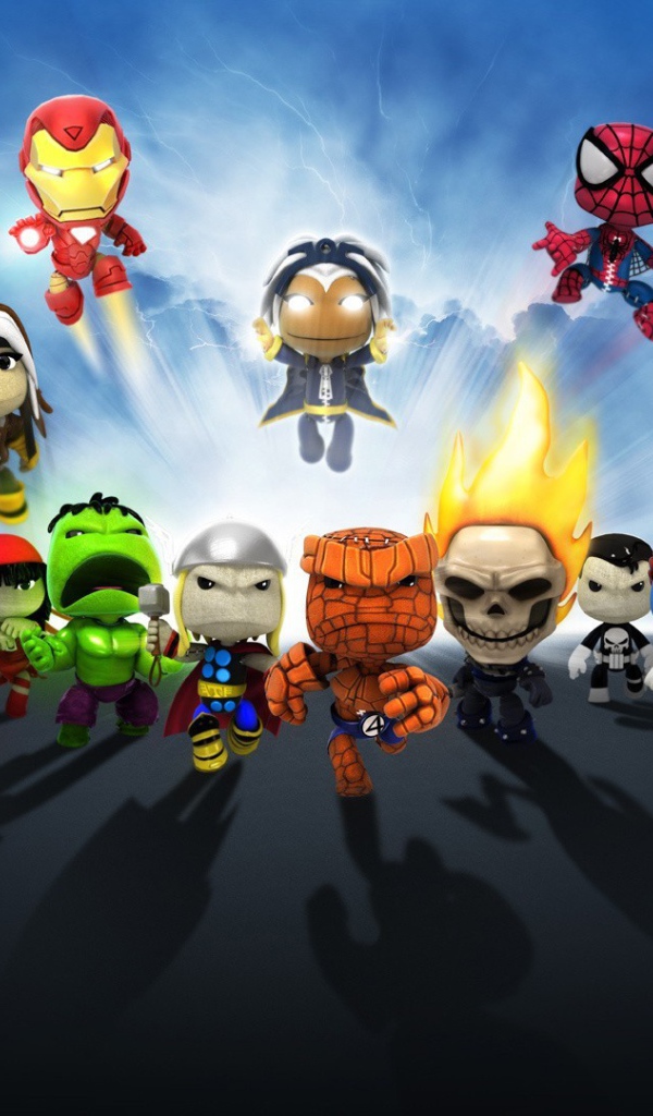 Персонажи разных детских игр