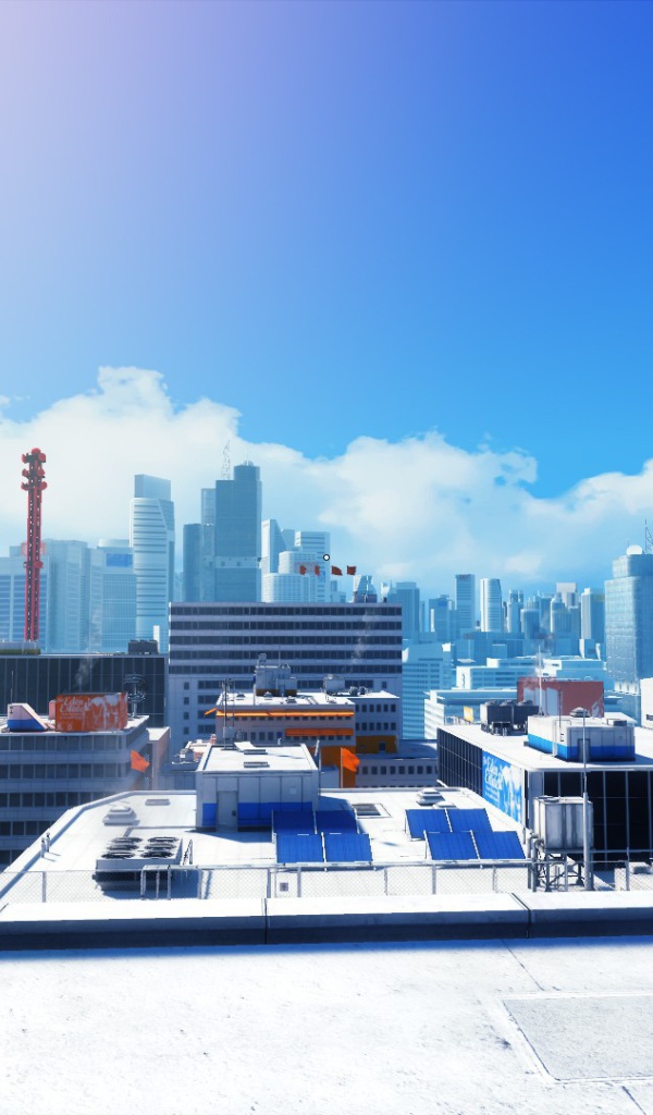 Город в игре Mirror's Edge