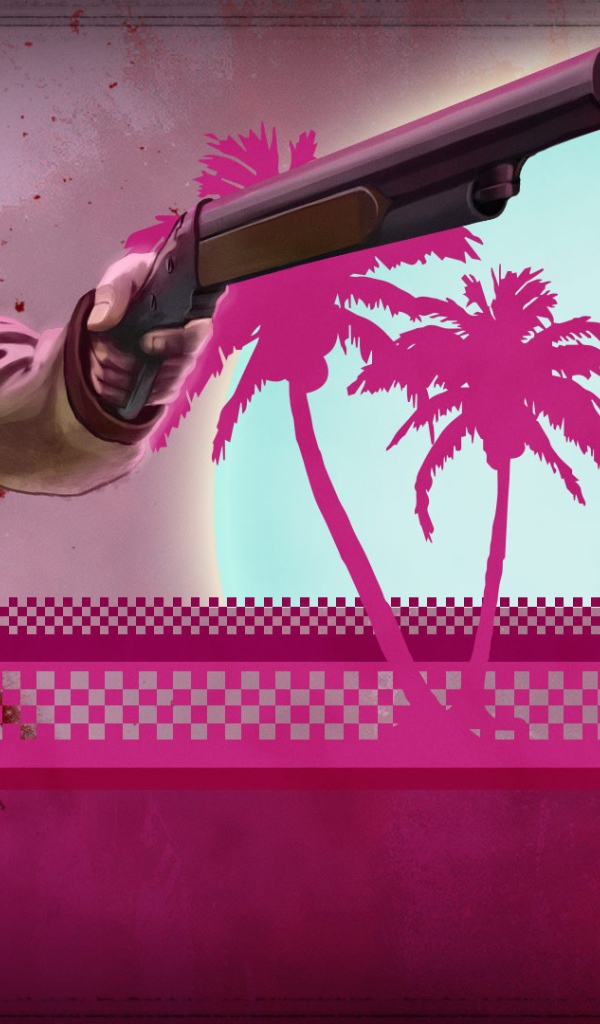 Петух из игры Hotline Miami