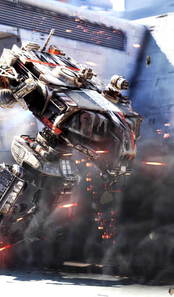 Бой в игре Hawken