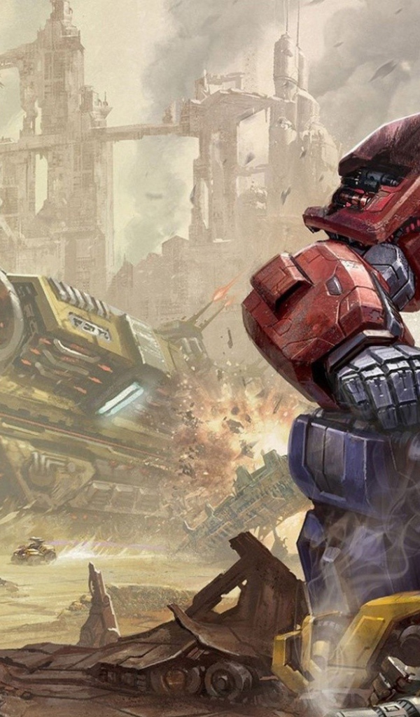 Бой в игре Transformers