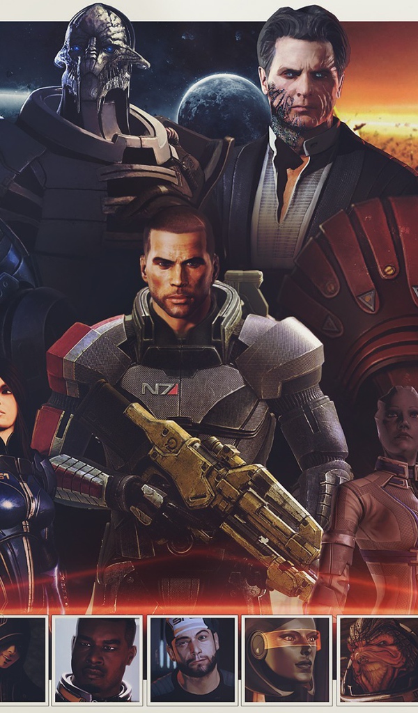 Коммандор Шеппард из игры Mass Effect